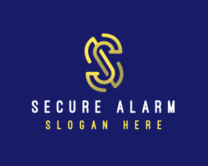 Professional Security Company Letter S logo design