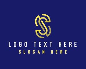 Social Media - Professional Security Company Letter S logo design