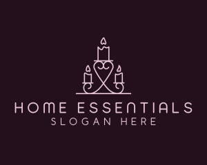 Candlelight Home Decor logo design