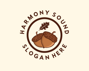 Organic Acorn Nut Logo