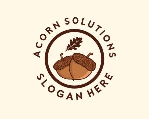 Organic Acorn Nut logo