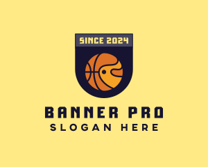 Basketball Sports Banner logo design