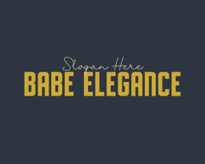 Elegant Designer Boutique logo design