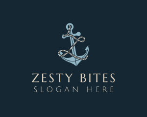 Marine Anchor Rope Letter Z logo design