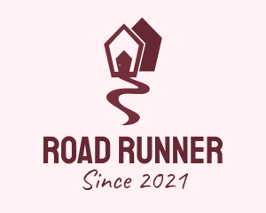 Maroon House Road logo design