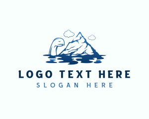 Turtle Mountain Island logo design