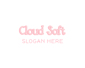 Pastel Pink Wordmark logo design