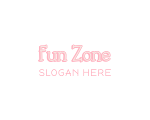 Pastel Pink Wordmark logo design