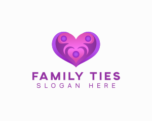 Heart Family Foundation logo design