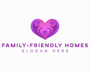 Heart Family Foundation logo design