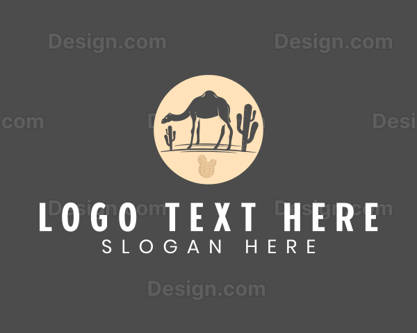 Desert Camel Animal Logo