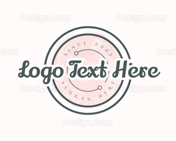 Makeup Business Badge Logo