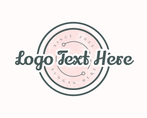 Makeup Business Badge logo design