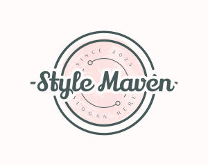 Makeup Business Badge logo design