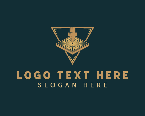 Engraving logo example 4