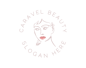 Beauty Woman Lips logo design