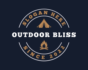 Outdoor Camping Adventure logo design