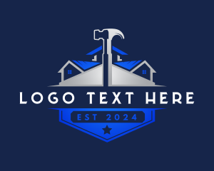 Contractor Hammer Builder logo design