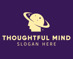 Human Mind Planet logo design