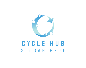 Hygienic Bubble Cycle logo design