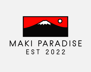 Mount Fuji Mountain logo design