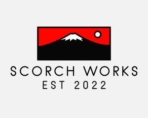 Mount Fuji Mountain logo design