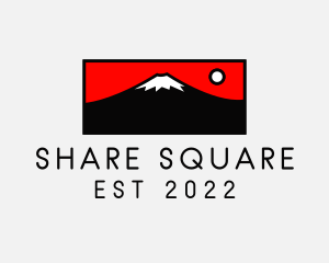 Mount Fuji Mountain logo design