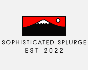 Mount Fuji Mountain logo design