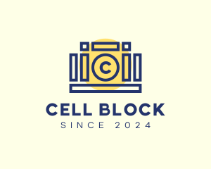 Brick Blocks Camera logo design