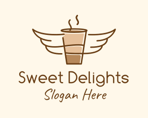 Coffee Cup Wings logo