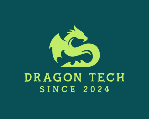 Letter S Dragon logo