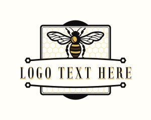 Wasp Bee Honey Logo