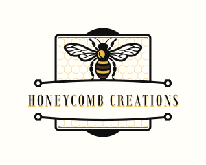 Wasp Bee Honey logo design