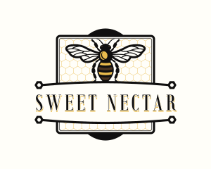 Wasp Bee Honey logo design