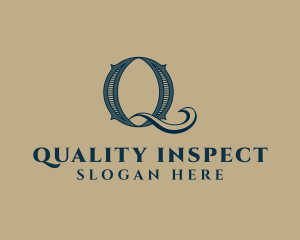 Fancy Antique Boutique Letter Q logo design