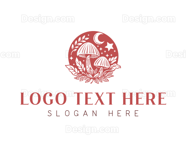Herbal Mushroom Garden Logo