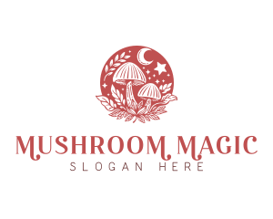 Herbal Mushroom Garden logo design