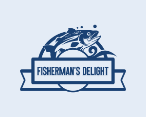 Fishery Fish Angler logo