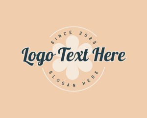 Stylish Floral Boutique logo design