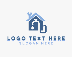 Plumber Faucet Repair logo design