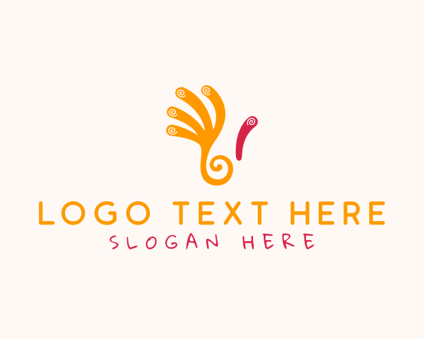 Finger logo example 4