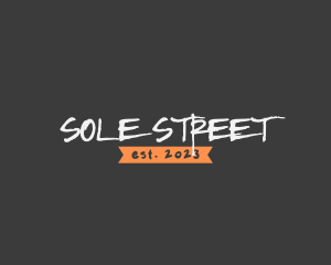 Street Wear Wordmark logo design