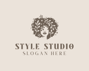 Woman Hairdresser Salon logo