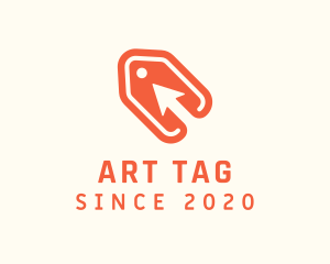 Orange Arrow Price Tag logo design