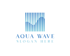 Abstract Blue Waves logo
