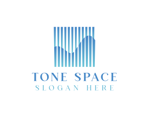 Abstract Blue Waves logo