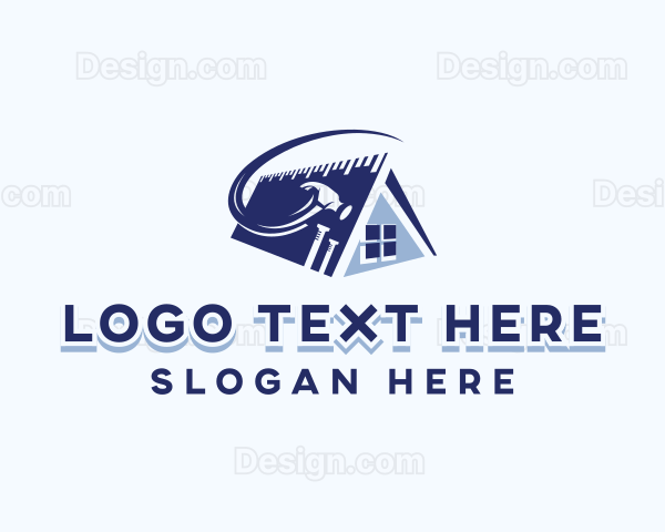 Roofing Contractor Builder Logo