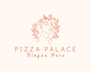 Floral Garden Woman Logo