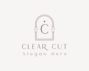 Minimalist Diamond Jewelry Boutique logo design