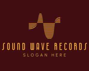 Audio Record Soundwaves logo